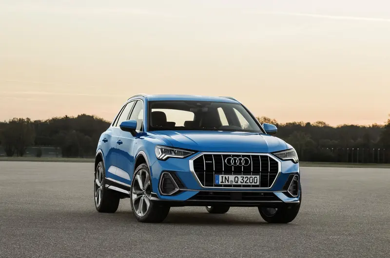 ภาพรถ Audi Q3 ของแท้จากสื่อทางการของผู้ผลิต ใช้ประกอบการเลือกไซซ์ยางให้ตรงรุ่น