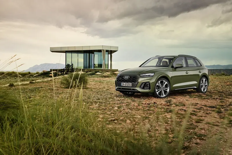 ภาพรถ Audi Q5 ของแท้จากสื่อทางการของผู้ผลิต ใช้ประกอบการเลือกไซซ์ยางให้ตรงรุ่น