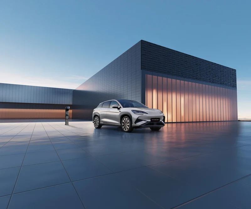ภาพรถ BYD Sealion 7 ของแท้จากสื่อทางการของผู้ผลิต ใช้ประกอบการเลือกไซซ์ยางให้ตรงรุ่น