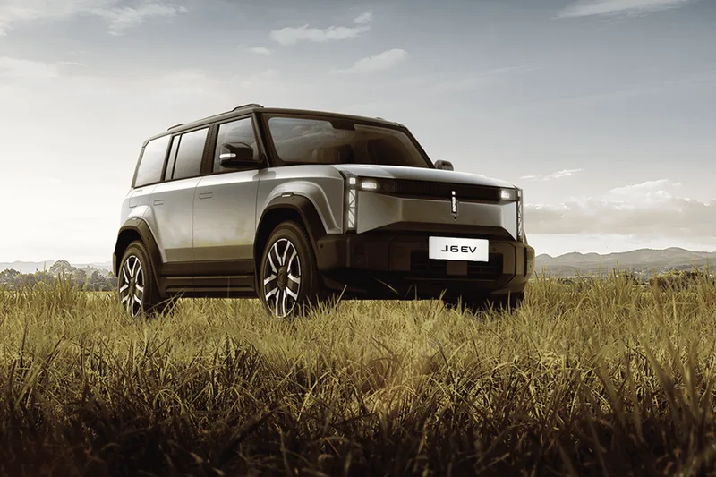 ภาพรถ Jaecoo 6 EV ของแท้จากสื่อทางการของผู้ผลิต ใช้ประกอบการเลือกรุ่น