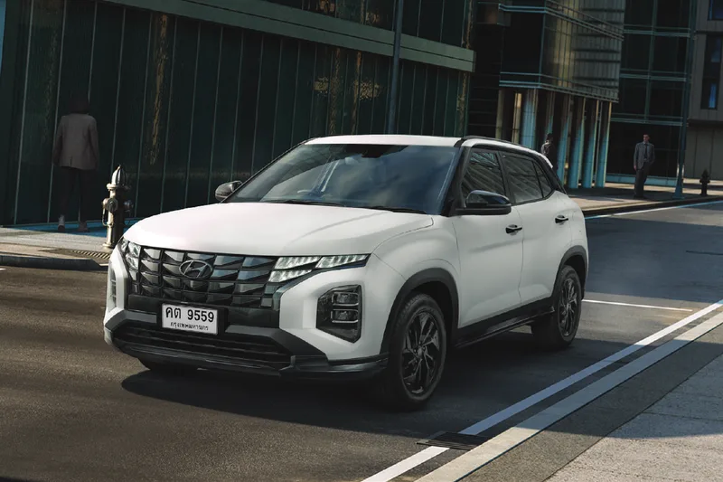 ภาพรถ Hyundai Creta ของแท้จากสื่อทางการของผู้ผลิต ใช้ประกอบการเลือกไซซ์ยางให้ตรงรุ่น