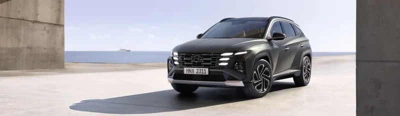 ภาพรถ Hyundai Tucson ของแท้จากสื่อทางการของผู้ผลิต ใช้ประกอบการเลือกรุ่น