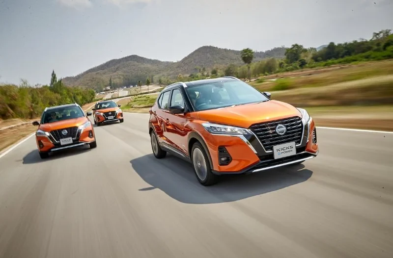 ภาพรถ Nissan Kicks e-POWER ของแท้จากสื่อทางการของผู้ผลิต ใช้ประกอบการเลือกไซซ์ยางให้ตรงรุ่น