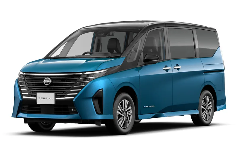 ภาพรถ Nissan Serena ของแท้จากสื่อทางการของผู้ผลิต ใช้ประกอบการเลือกรุ่น