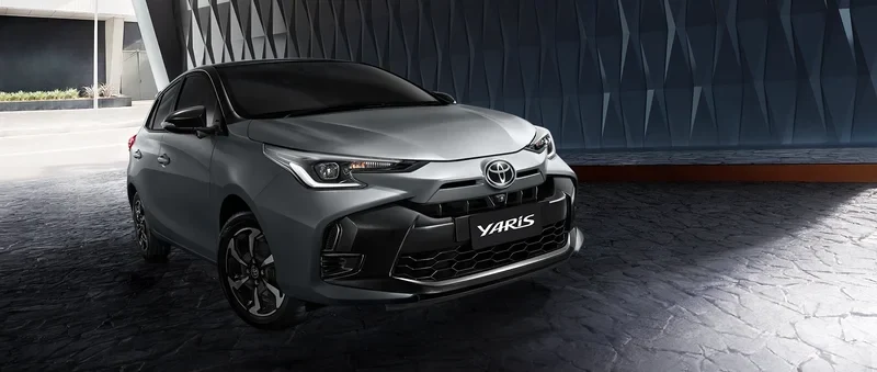 ภาพรถ Toyota Yaris ของแท้จากสื่อทางการของผู้ผลิต ใช้ประกอบการเลือกรุ่น