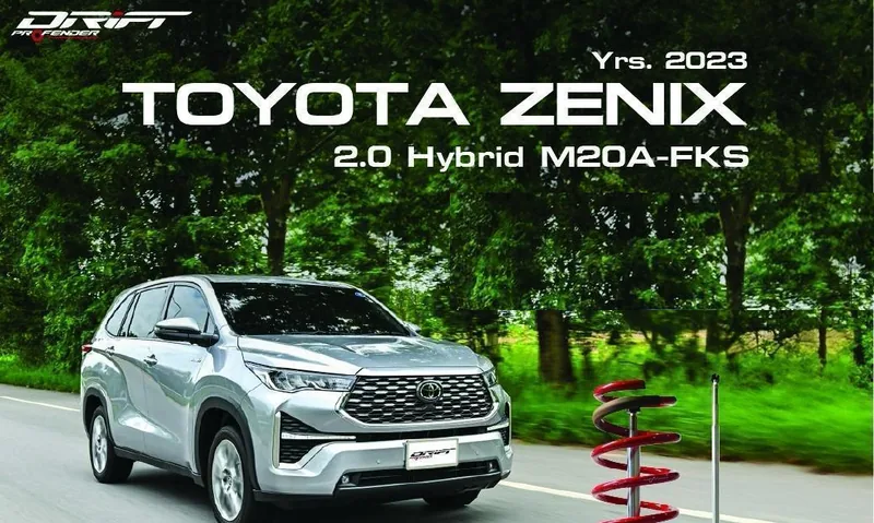 ภาพทางการโช้ค Profender DRIFT ของ Toyota Zenix 2.0 Hybrid ปี 2023 ครอปตัดป้ายราคาออก